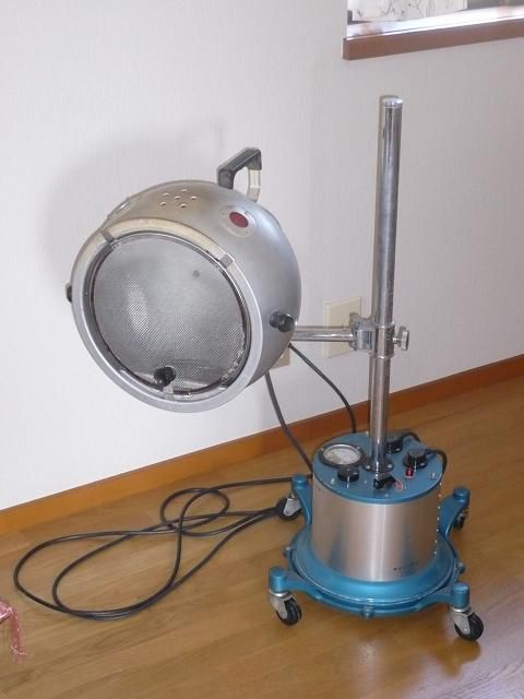 柴犬ラプラス号の鼻ハゲを治した総合可視光線療法器（コウケントー）