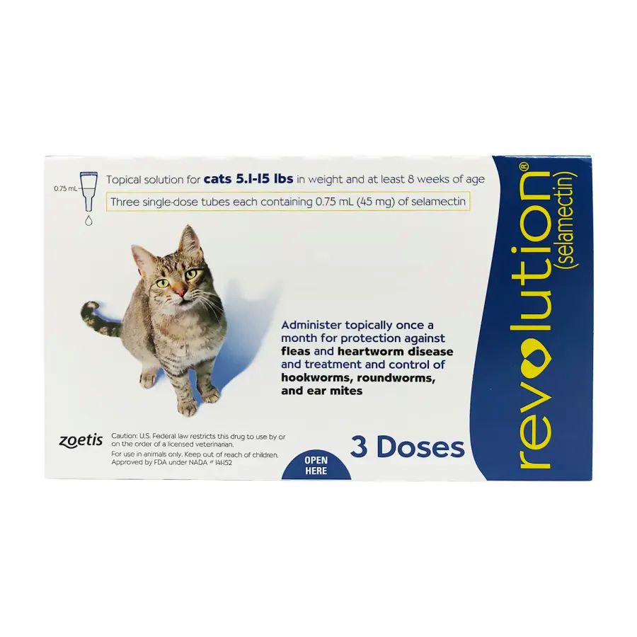 レボリューション 猫用 | フィラリア予防＆ノミダニ駆除兼用薬