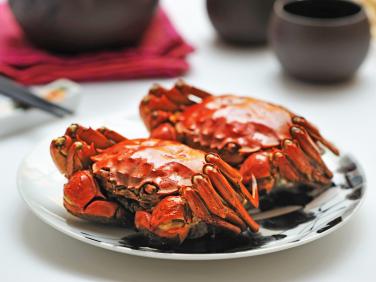 15年ぶりに食する上海蟹（大閘蟹）