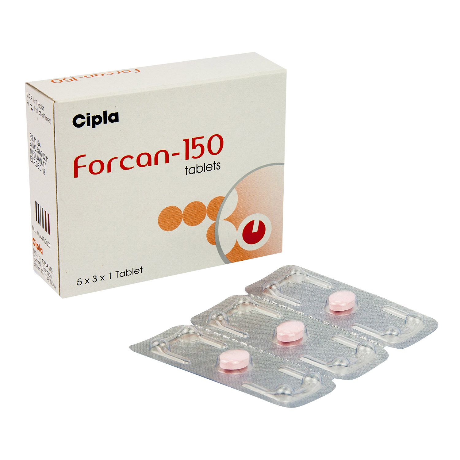 フォルカン(Forcan) 150mg | カンジダ症治療薬