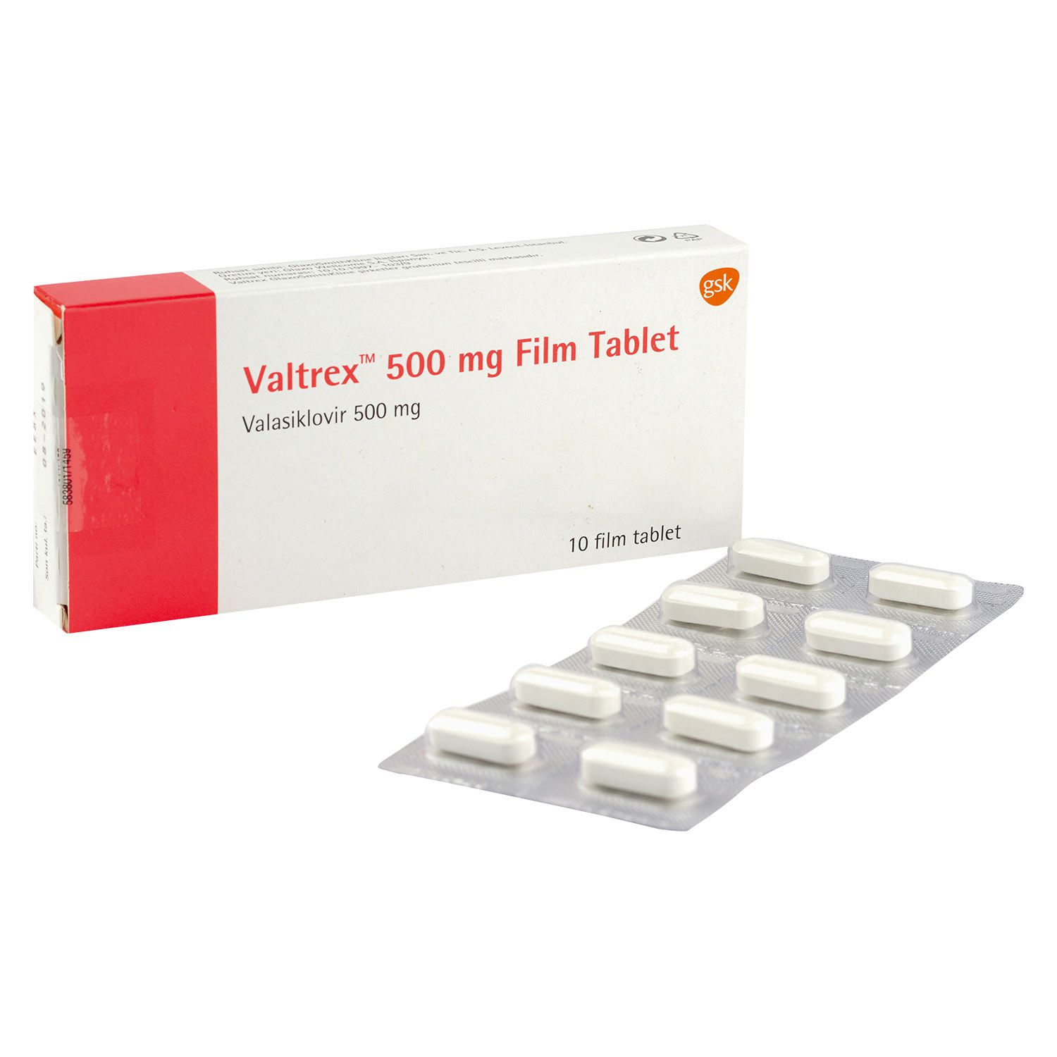 バルトレックス 500mg | 抗ヘルペスウィルス薬