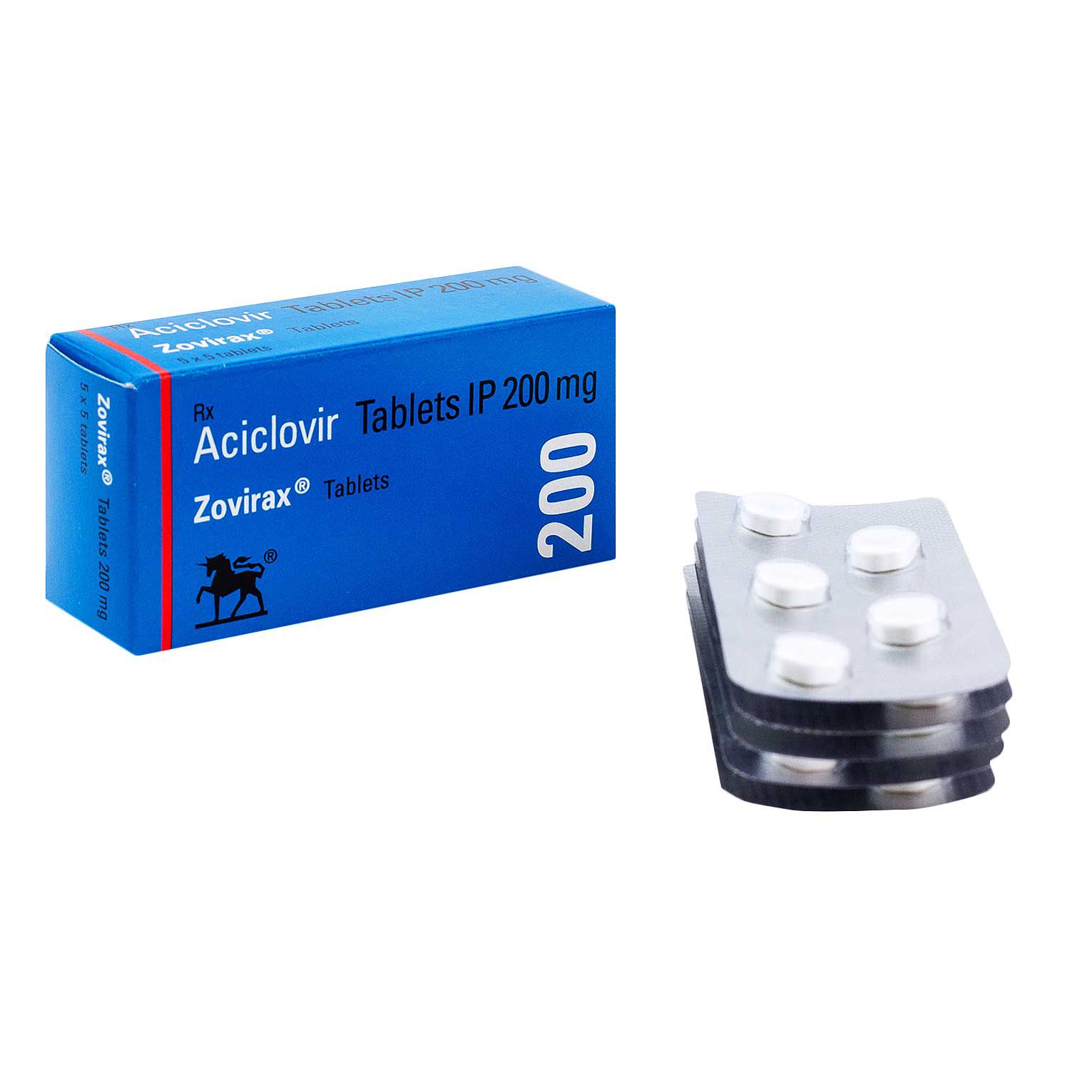 ゾビラックス 200mg | 抗ヘルペスウィルス薬