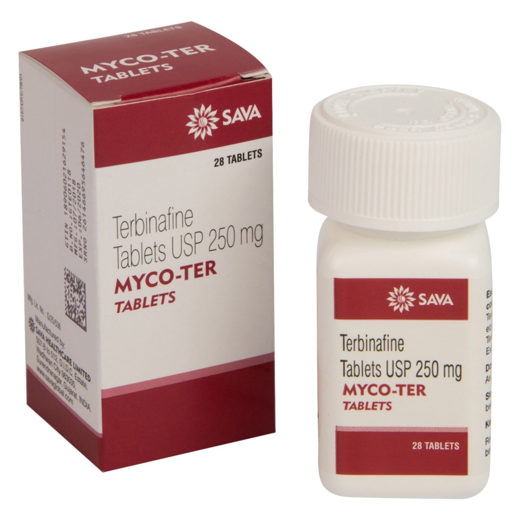 テルビナフィン(Terbinafine) 250mg | 水虫(白癬)・カンジダ症治療薬